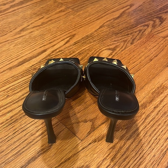 Marc Fisher Woman’s Black Slip On Heels Size 8 - Picture 4 of 7